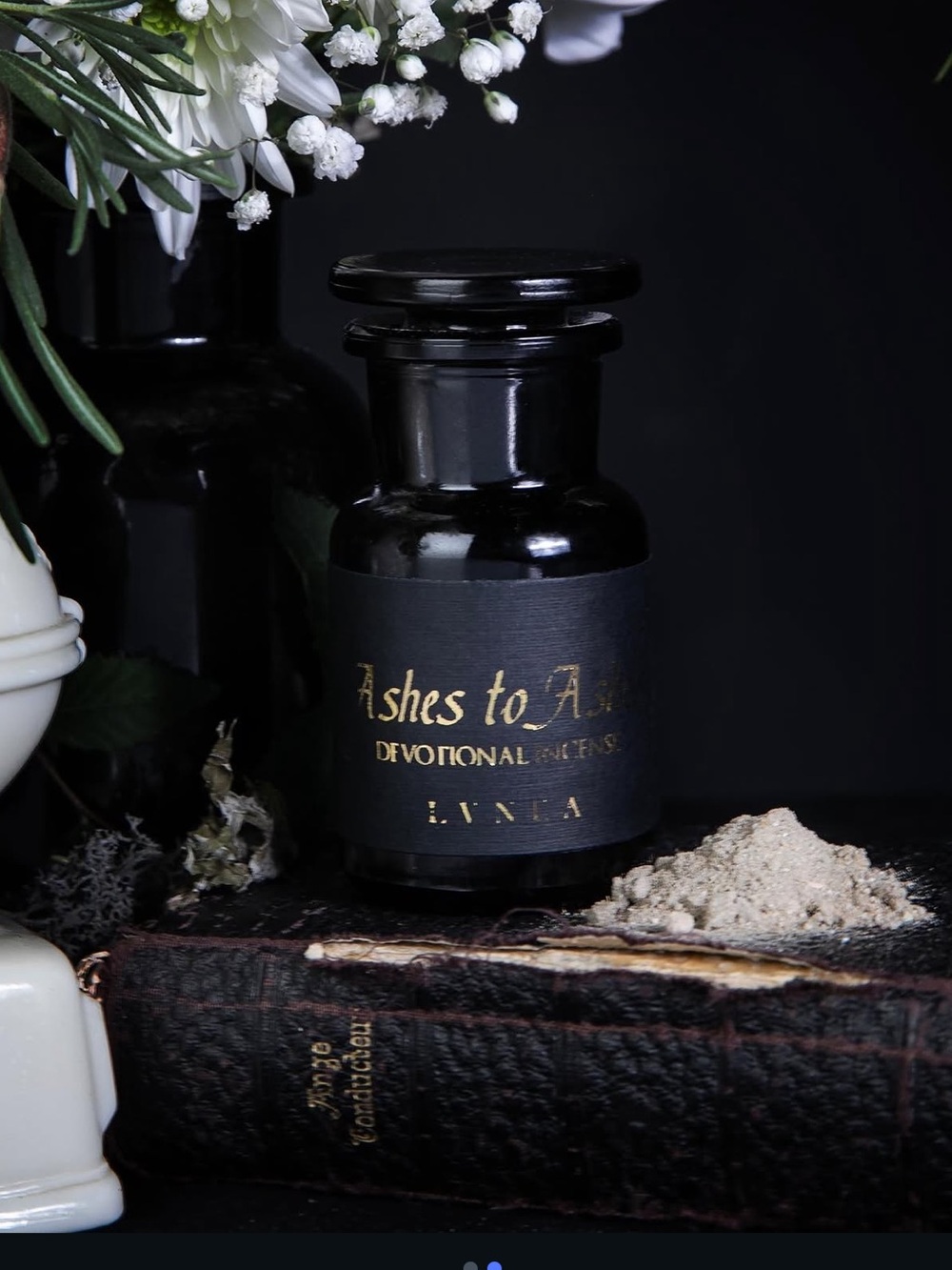 LVNEA Veneration of the Dead Ashes to ashes devotional incense funerary death